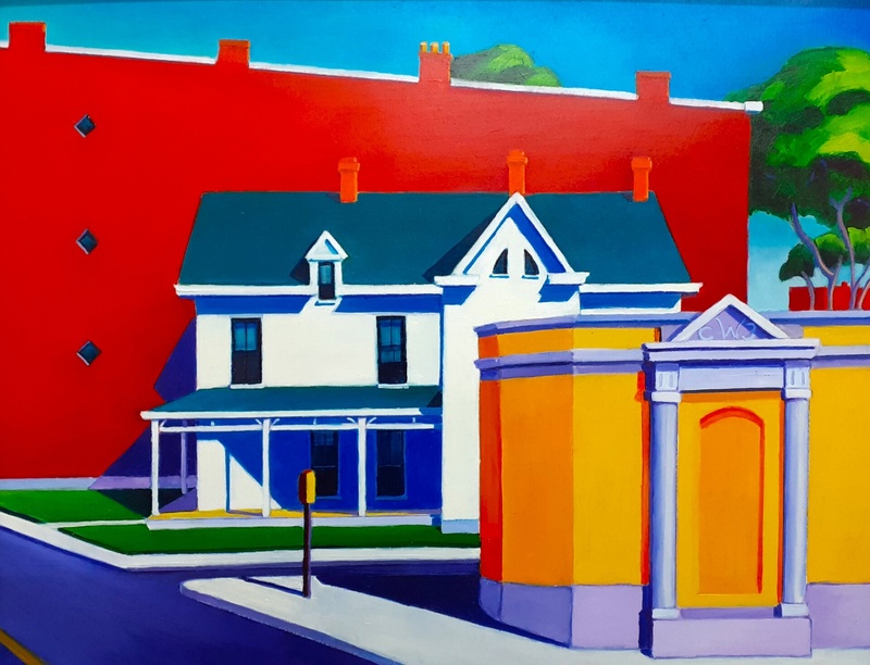 Corner Portico by Clinton Wood
